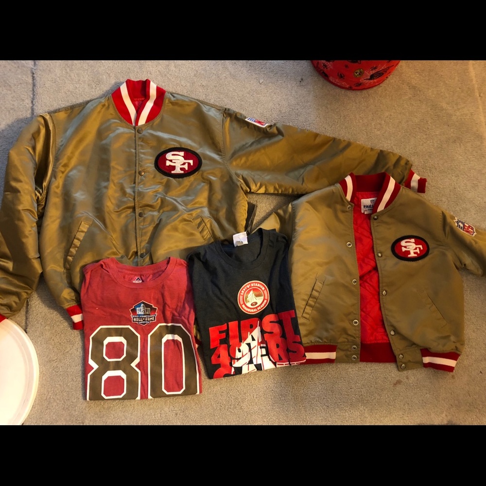 49ers Satin vintage starter jacket 🔥🔥 bundle